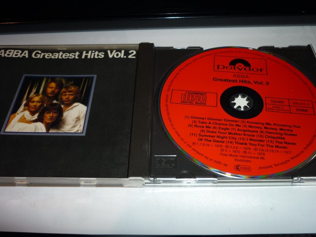 ABBA Greatest Hits Vol. 2 CD - Pop Klassieker red face, Gebruikt, Pop, Ophalen of Verzenden, Verzamelalbum