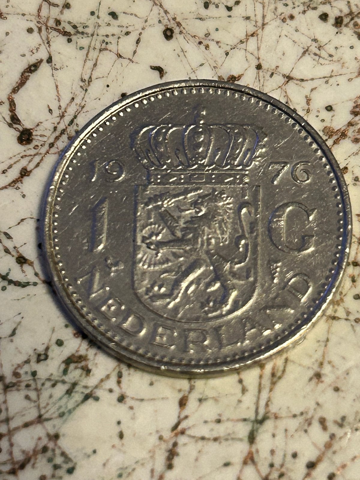 1 Gulden 1976 Koningin Juliana, Ophalen of Verzenden, Koningin Juliana, 1 gulden, Losse munt