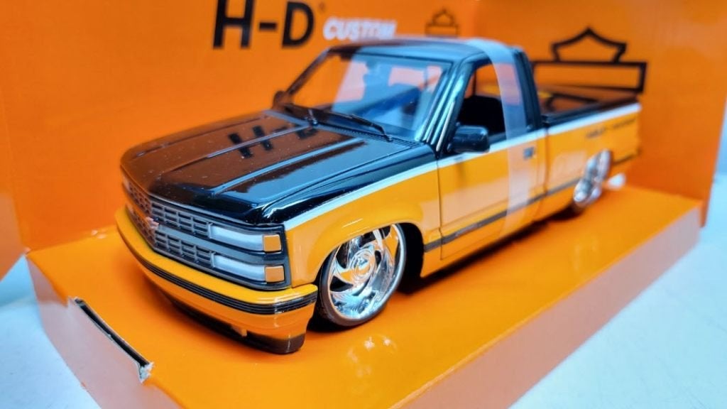 Chevrolet 454 SS Pick-Up, orange/schwarz, 1993, Maisto, Auto, Maisto, Nieuw