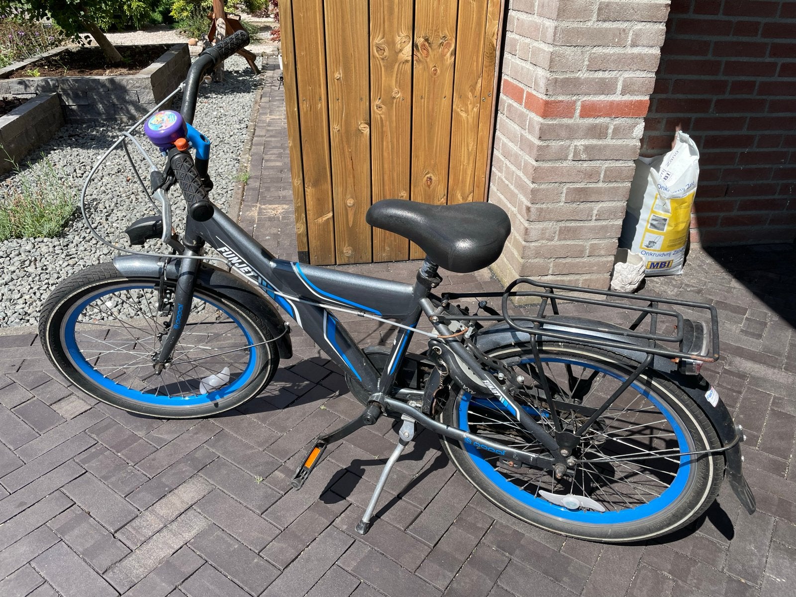 Popal Funjet kinderfiets 20 inch met AXA slot, Ophalen, Gebruikt, Terugtraprem, 20 inch of meer