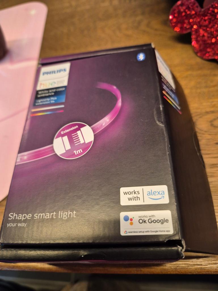 Philips Hue LED Strip Extension 1m, Ophalen of Verzenden, Nieuw, Modern