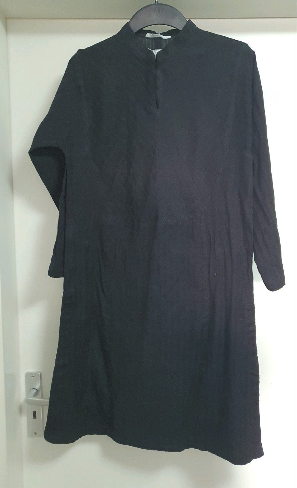 Zwarte tuniek/jurk met lange mouwen maat S, Zwart, Ophalen of Verzenden, Zo goed als nieuw, Knielengte