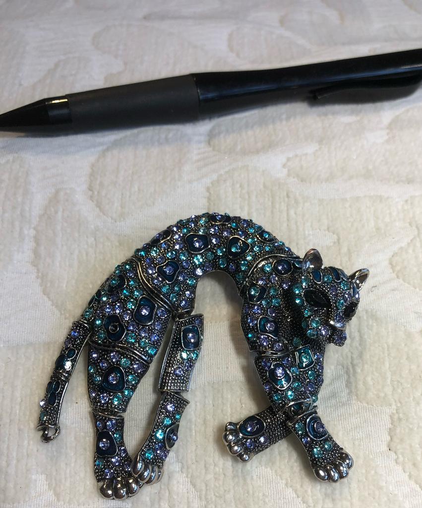 Panter, Overige materialen, Blauw, Nieuw, Ophalen of Verzenden