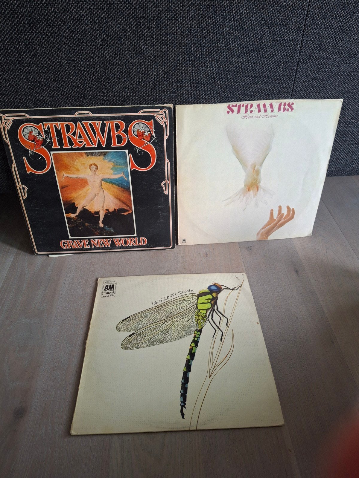 Strawbs LP's: Grave New World, Hero and Heroine, Dragonfly, LP, Rock, Ophalen of Verzenden, Zo goed als nieuw