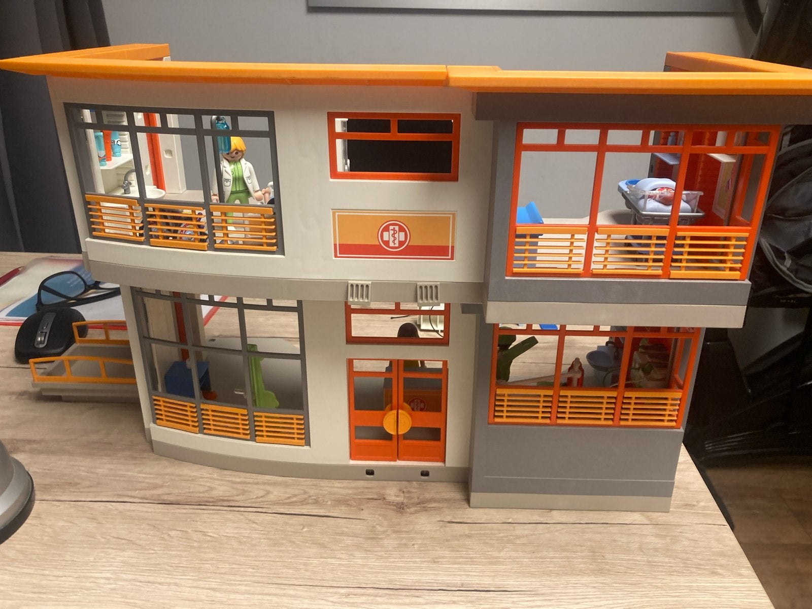 Playmobil Ziekenhuis met extra onderdelen, Ophalen of Verzenden, Gebruikt, Los playmobil