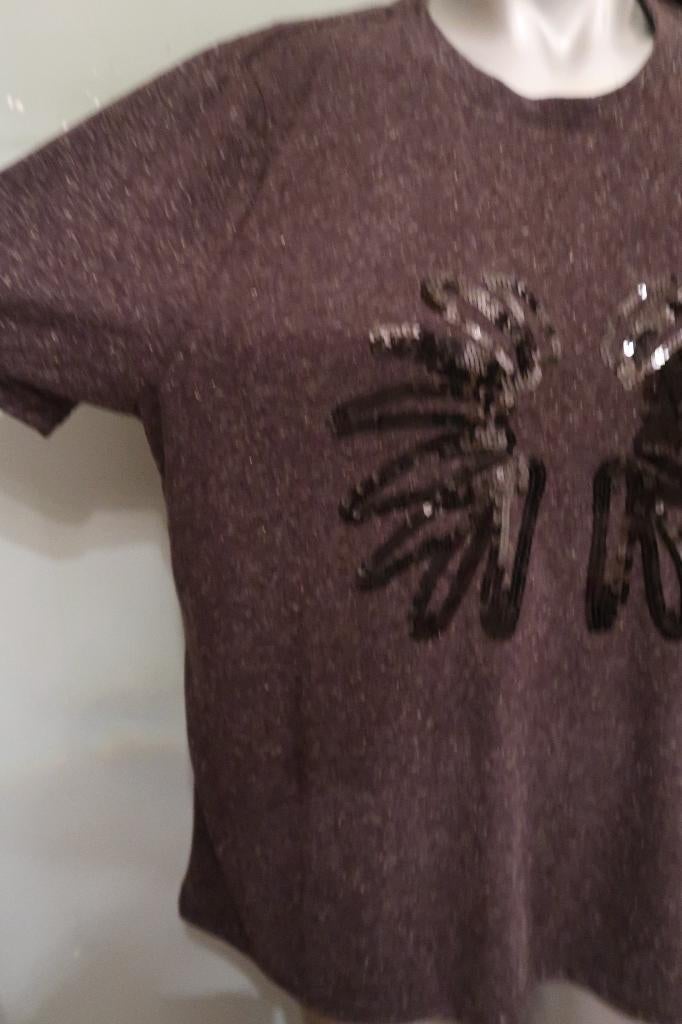 nieuw Tramontana prachtig shirt met pailletten zwart gemelee, Tramontana, Zwart, Maat 46/48 (XL) of groter, Nieuw
