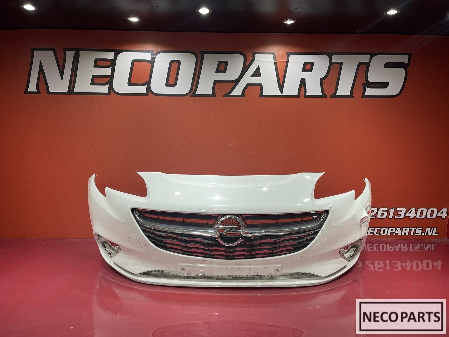 OPEL CORSA E BUMPER VOORBUMPER 6PDC 39003567, Gebruikt, -, -, Opel