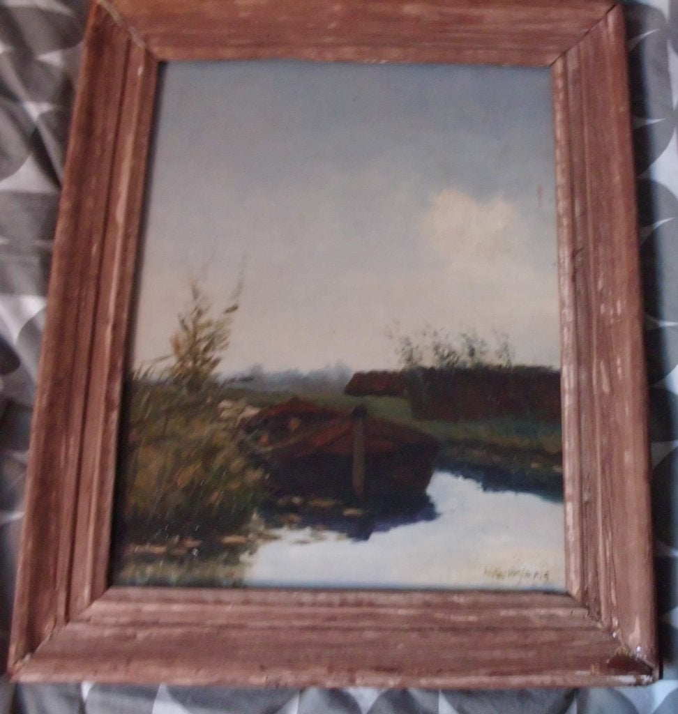 Willen Wintens 1884 - 1996 ., Antiek en Kunst, Doek, Impressionistisch, Ophalen of Verzenden, Gesigneerd