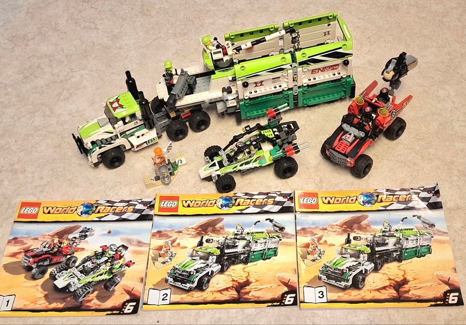 Lego World Racers  8864 !, Lego, Ophalen of Verzenden, Zo goed als nieuw, Compleet