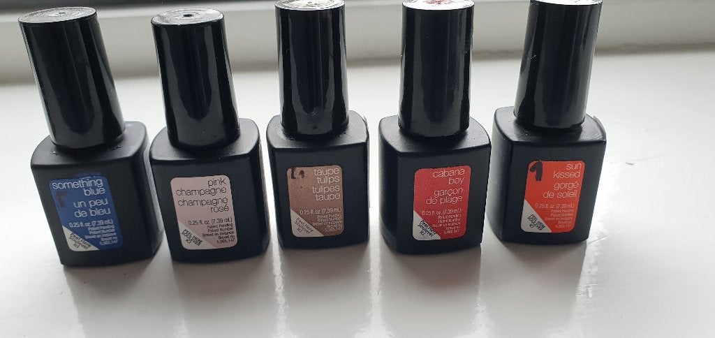 UV/LEDLAMP en 5 GELLAKKEN SENSATIONAIL, Overige kleuren, Ophalen of Verzenden, Zo goed als nieuw, Handen en Nagels