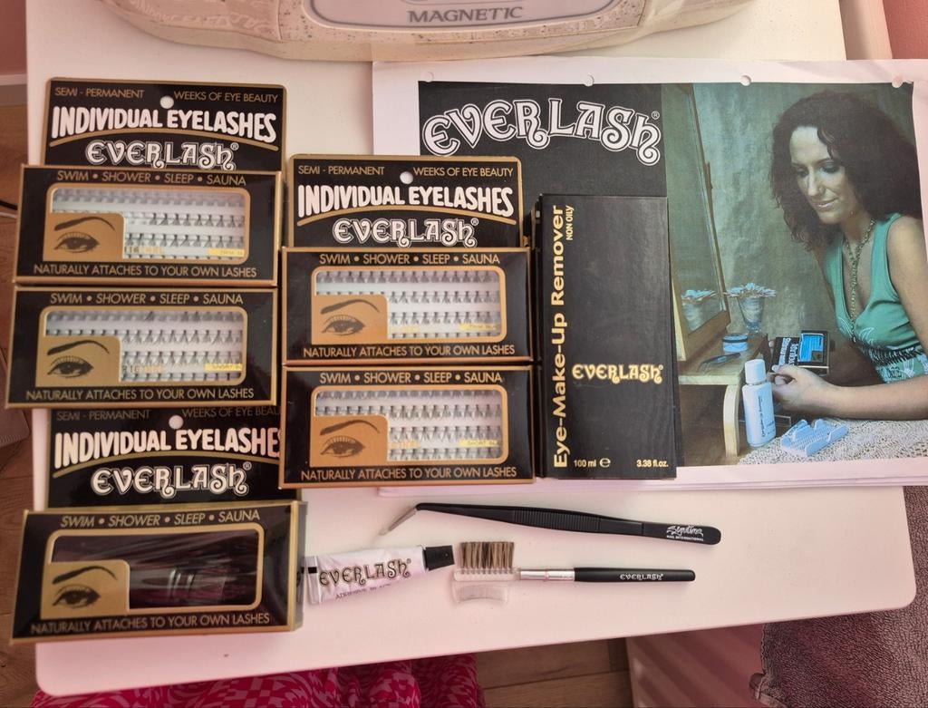 Everlash wimperplukjes pakket, Ophalen of Verzenden, Zo goed als nieuw, Zwart, Handen en Nagels