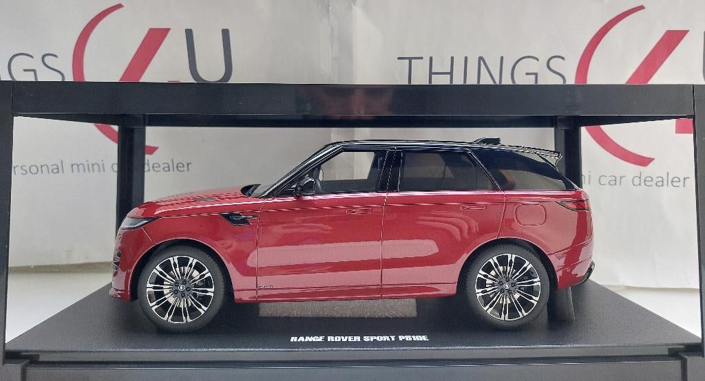 GT Spirit 1:18 Range Rover Sport P510E 2022 rood metallic, Hobby en Vrije tijd, Modelauto's | 1:18, Ophalen of Verzenden, Nieuw