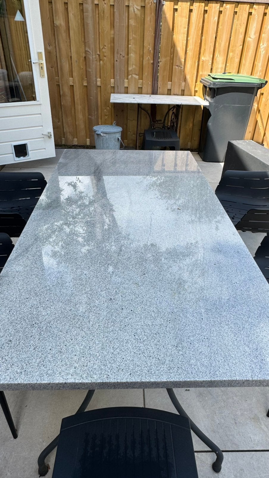 Tuintafel, Ophalen, Gebruikt, Rechthoekig, Overige materialen