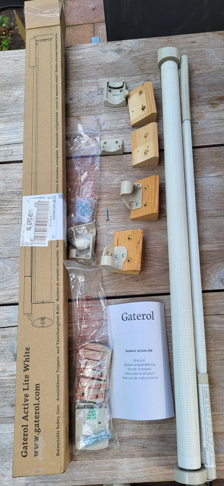 Gaterol active lite 20-140cm oprolbaar 'traphekje', Ophalen, 115 cm of meer