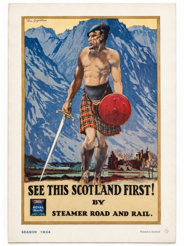 "See This Scotland First!" 🏴󠁧󠁢󠁳󠁣󠁴󠁿 1934 ~ MacBrayne, Europa, Ophalen of Verzenden, Reisgids of -boek, David MacBrayne