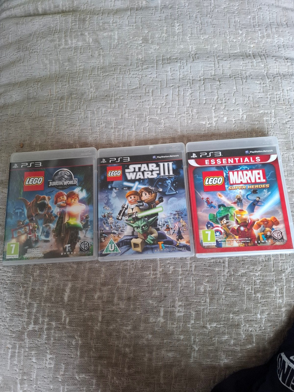 LEGO PS3: Marvel Super Heroes, Jurassic World, Star War, 2 spelers, Eén computer, Zo goed als nieuw, Vanaf 7 jaar