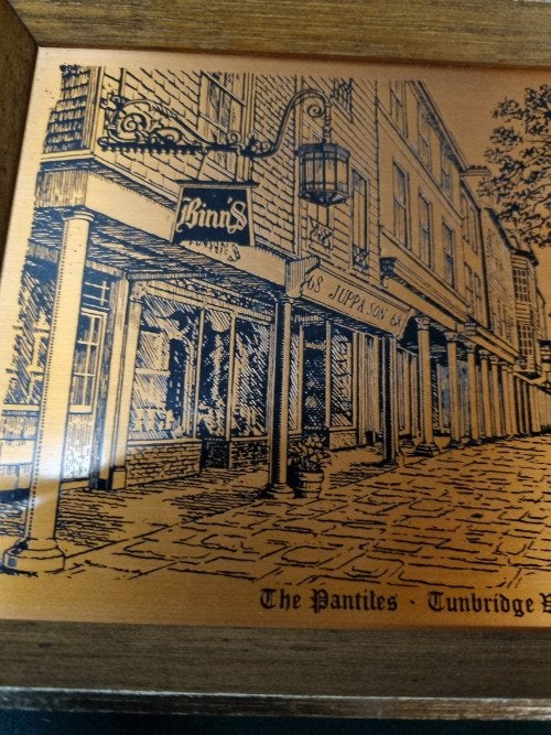 schilderij koper the pantiles in tunbridge wells vintage, Ophalen of Verzenden, 'T Olde Gre-j, Info@toldegrej.nl, Endepoelstraat 20f Didam