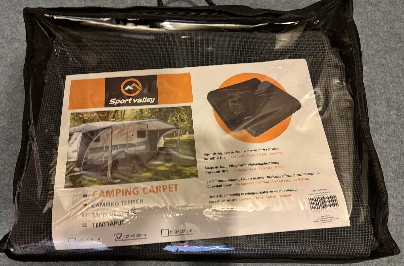 Tent tapijt 400 x 250, Ophalen, Nieuw