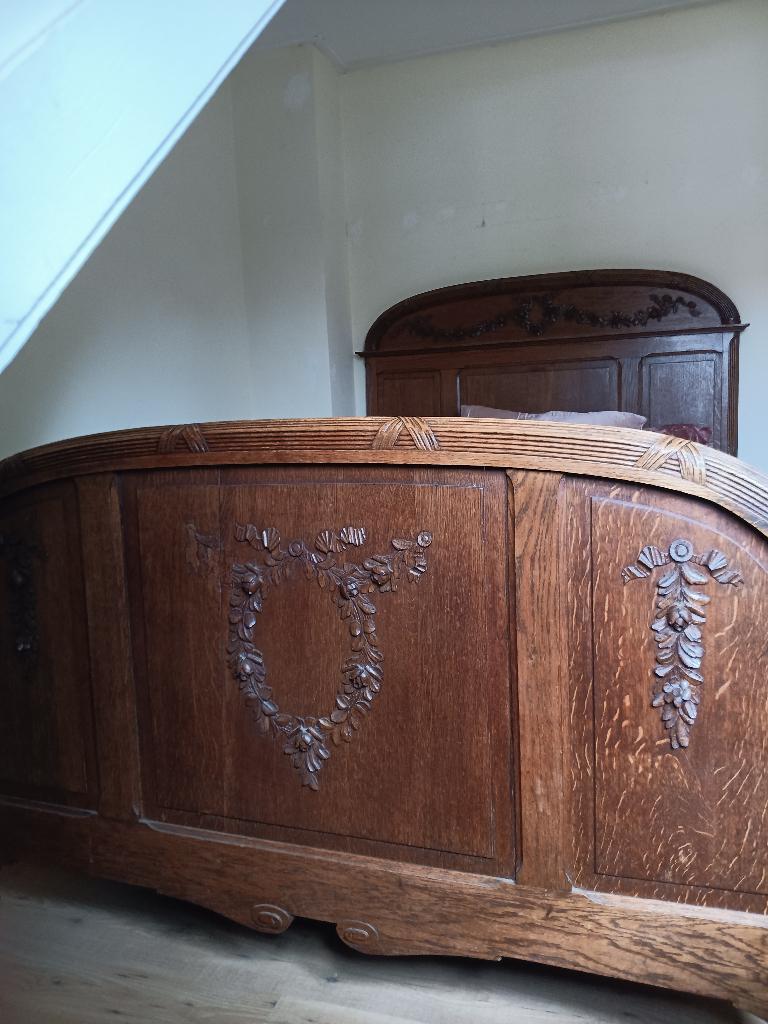 Gratis Antiek bed (twijfelaar), Ophalen