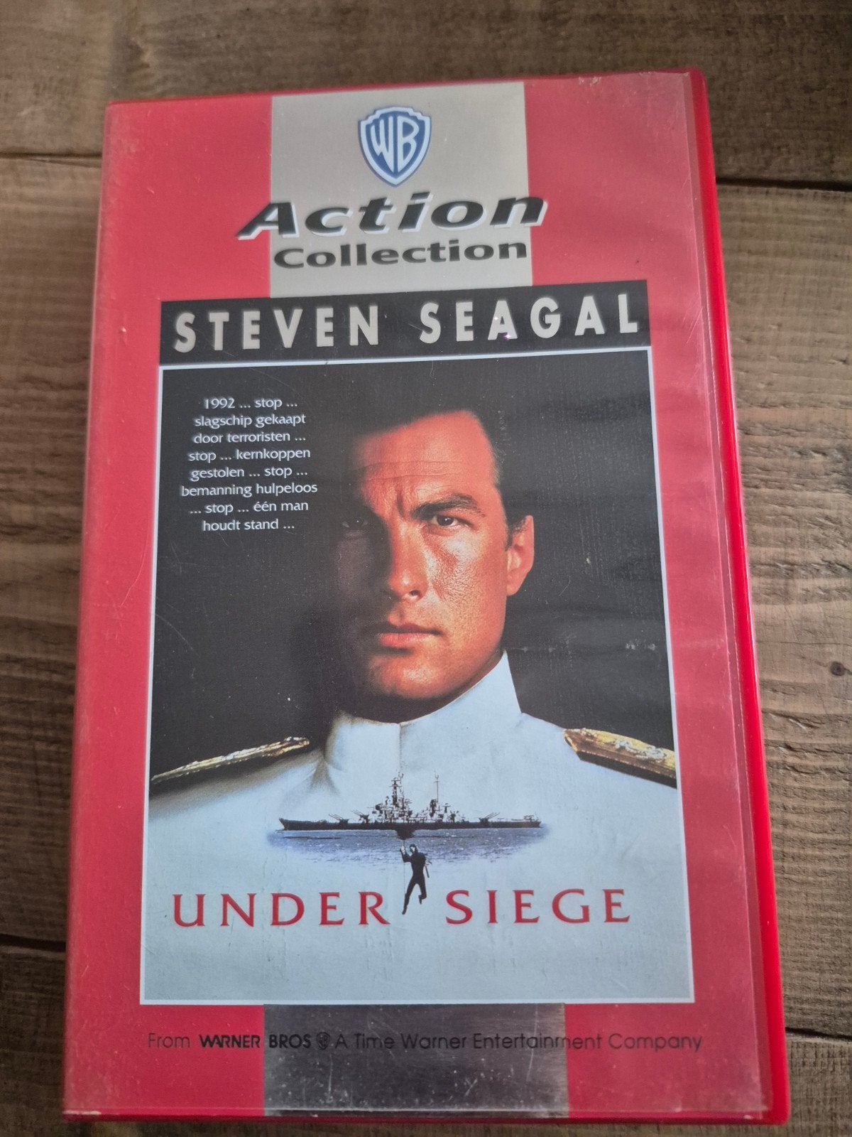 Steven Seagal - Under Siege VHS - Actie Collectie, Vanaf 16 jaar, Ophalen of Verzenden, Actie en Avontuur, VHS