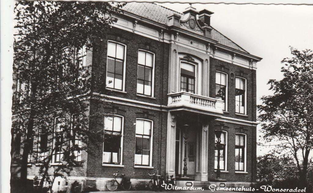 witmarsum- gemeentehuis, Ophalen of Verzenden, 1960 tot 1980