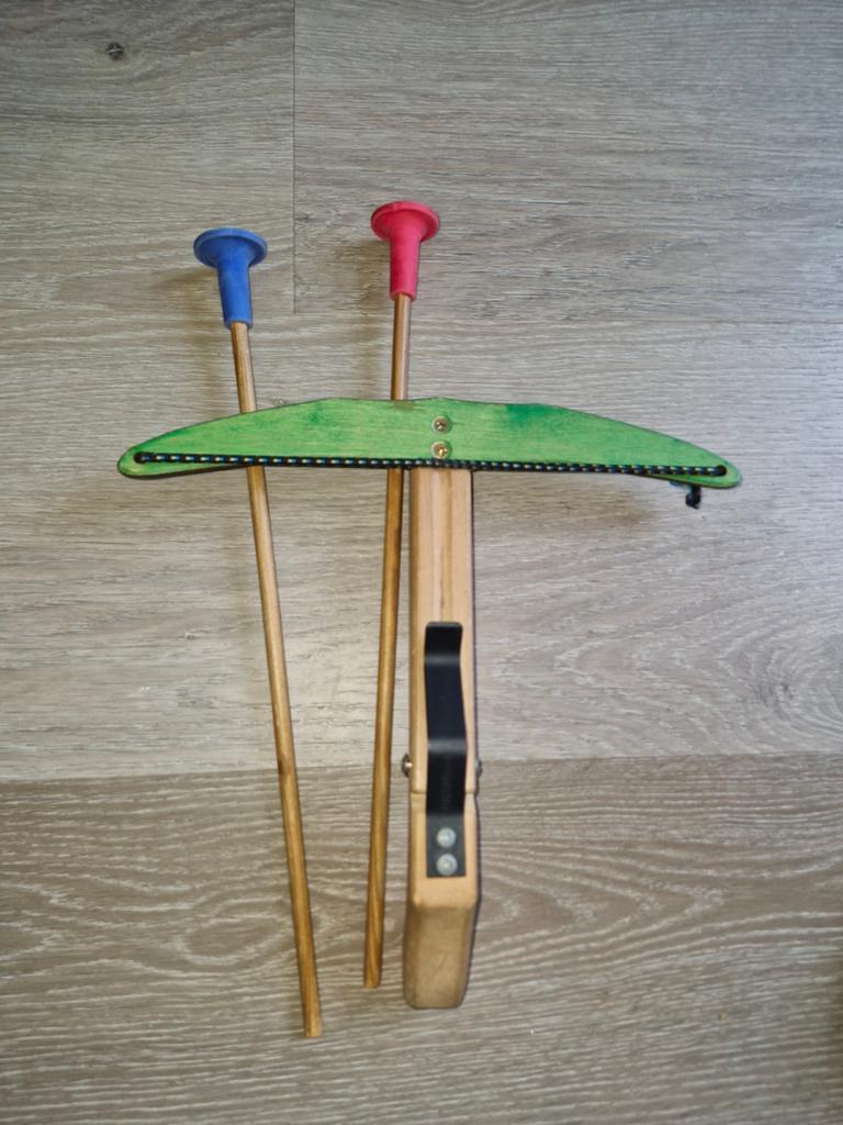 Houten pijl en boog met 2 zuignap pijlen, Ophalen of Verzenden, Jongen of Meisje