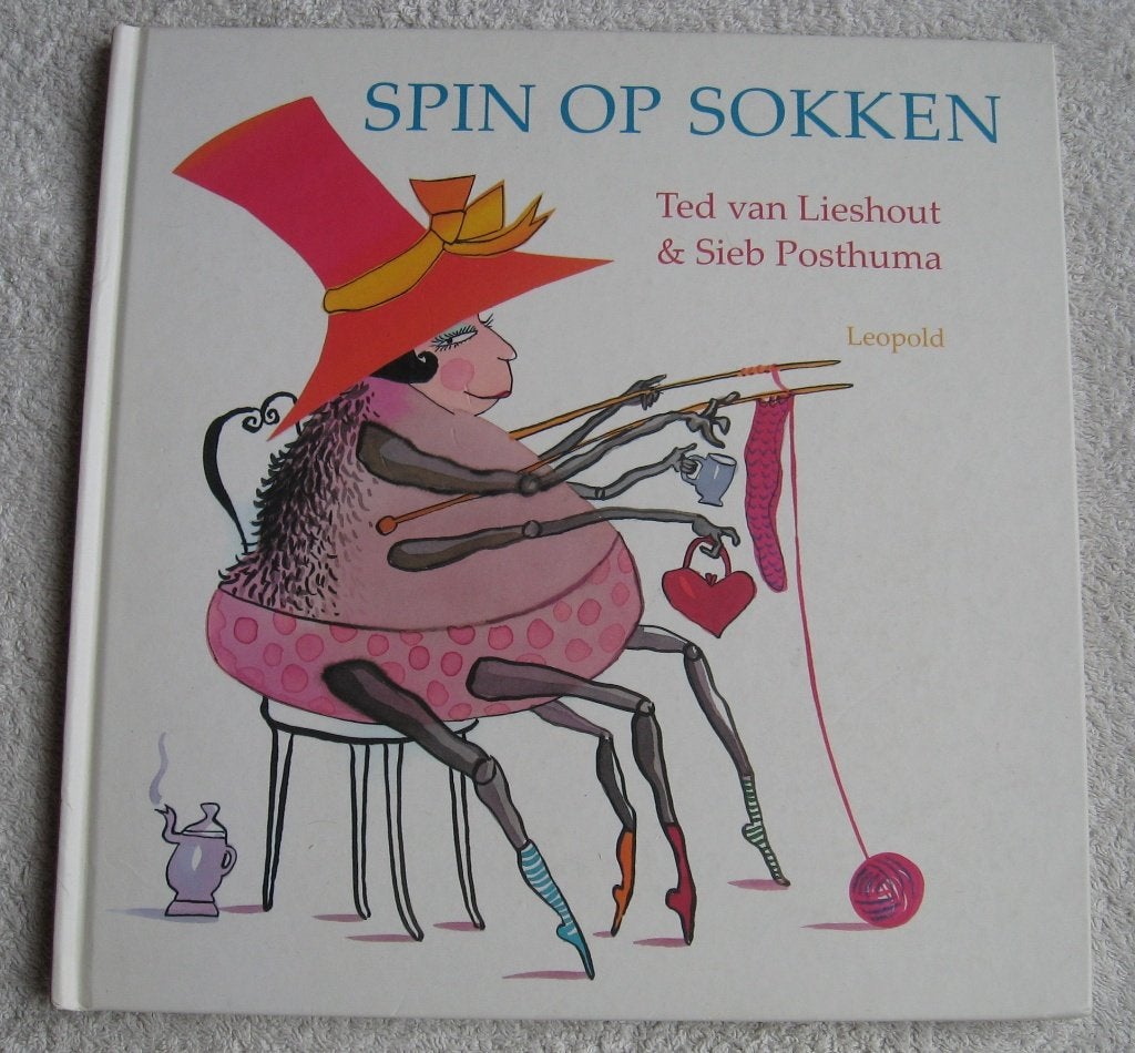 Ted van Lieshout / Sieb Posthuma - Spin op sokken, Boeken, Ted van Lieshout / Sieb Posthuma, 5 of 6 jaar, Fictie algemeen, Jongen of Meisje