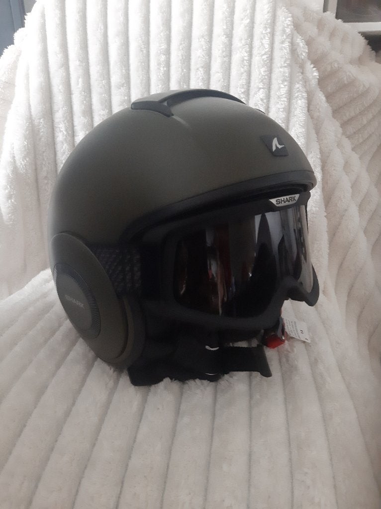 Shark helm maat XS scooterhelm XS  brommerhelm XS, Motoren, Kleding | Motorhelmen, Nieuw met kaartje, XS, Bergen NH, Jethelm