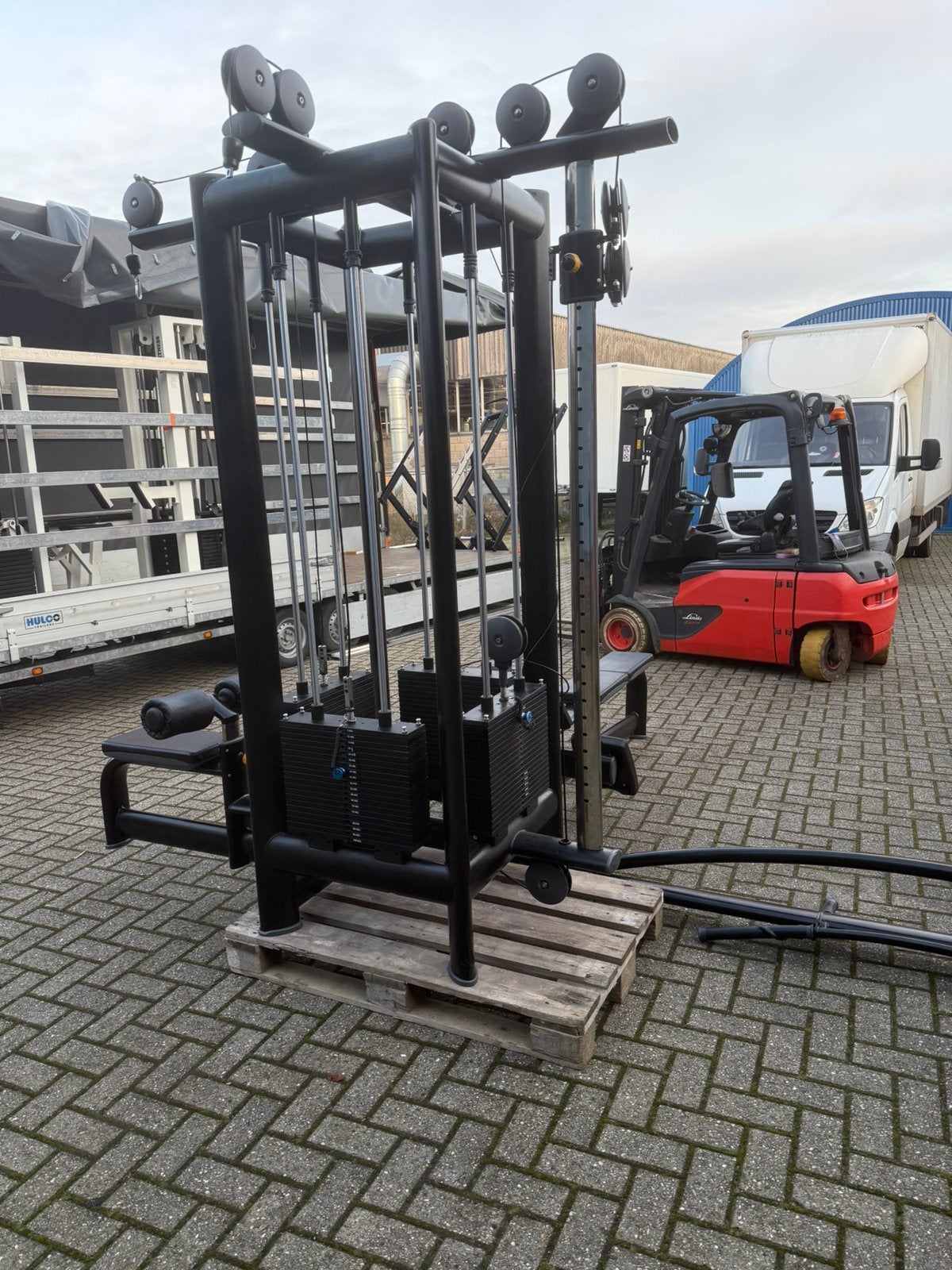 8 Stack Jungle met diverse stations, Sport en Fitness, Ophalen, Gebruikt, Armen, Overige typen
