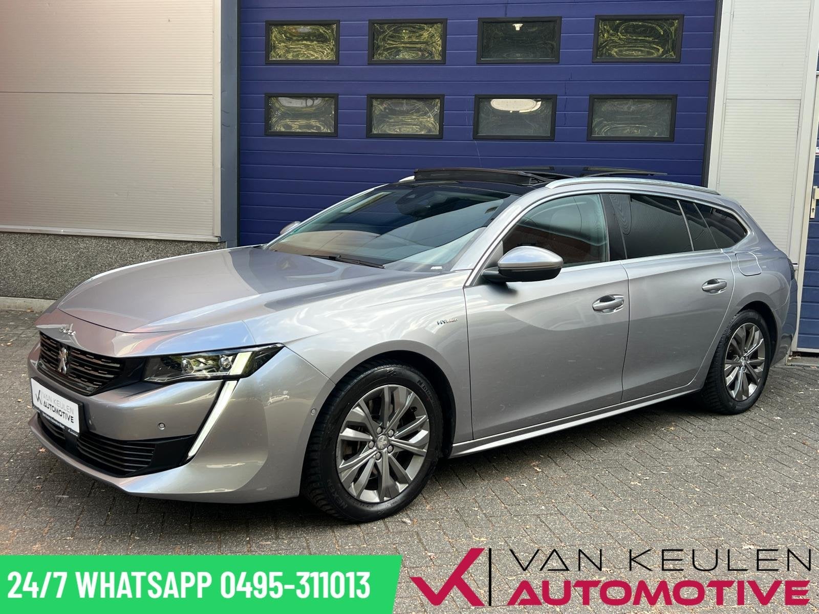 Peugeot 508 SW 1.6 HYbrid PHEV Allure l Pano l ACC l, Auto's, Gebruikt, Zwart, 4 cilinders, Hybride Elektrisch/Benzine