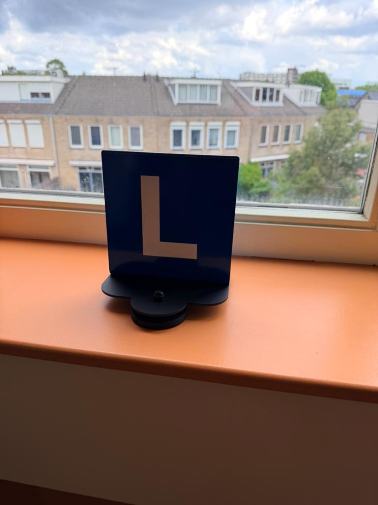 L-bord dakbord voor rijles, Auto diversen, Ophalen, Gebruikt