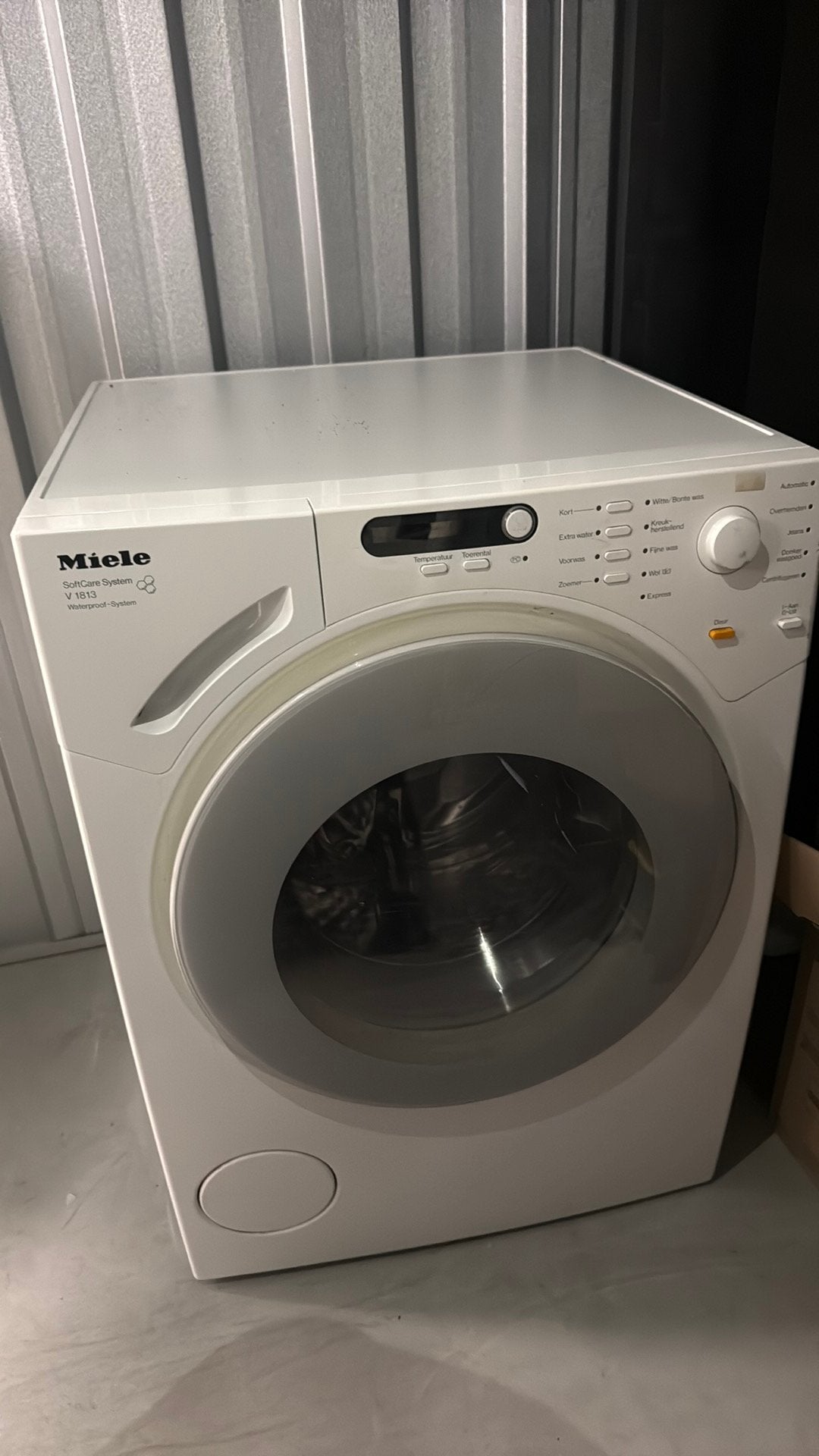 Miele Wasmachine - Voorlader met diverse programma's, Ophalen, Gebruikt, Voorlader, Kort programma