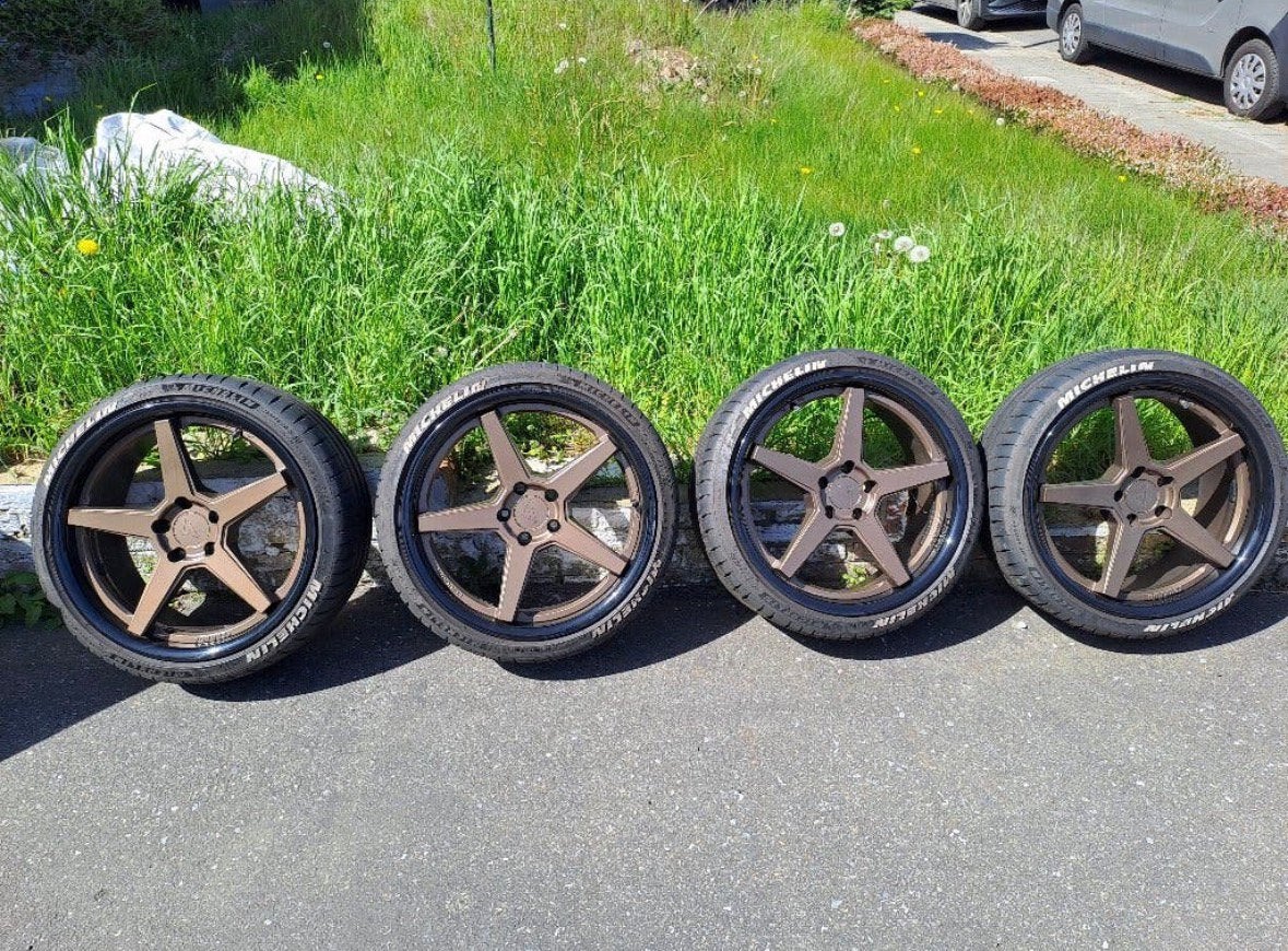 19" Ferrada wheels FR3 velgen 5x112 VW GTI R A45 AMG CLA, Ophalen, 19 inch, Zomerbanden, 225 mm