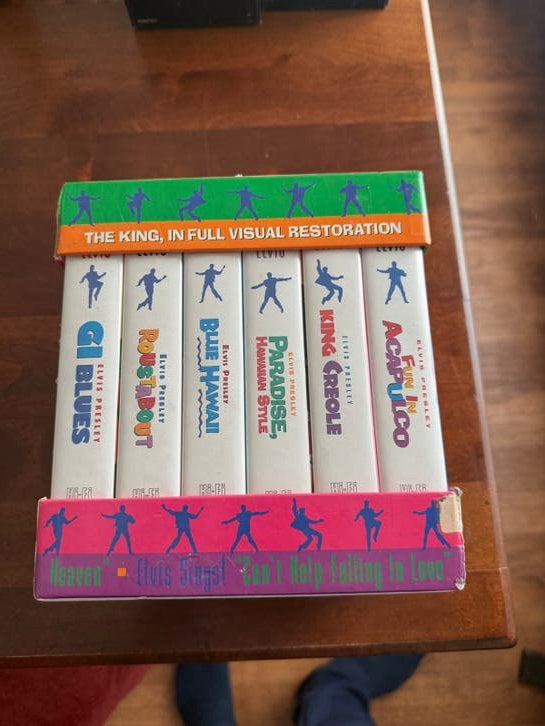 Elvis Presley VHS Collectie - 6 Films & Documentaires, Boxset, Muziek, Alle leeftijden, Ophalen of Verzenden