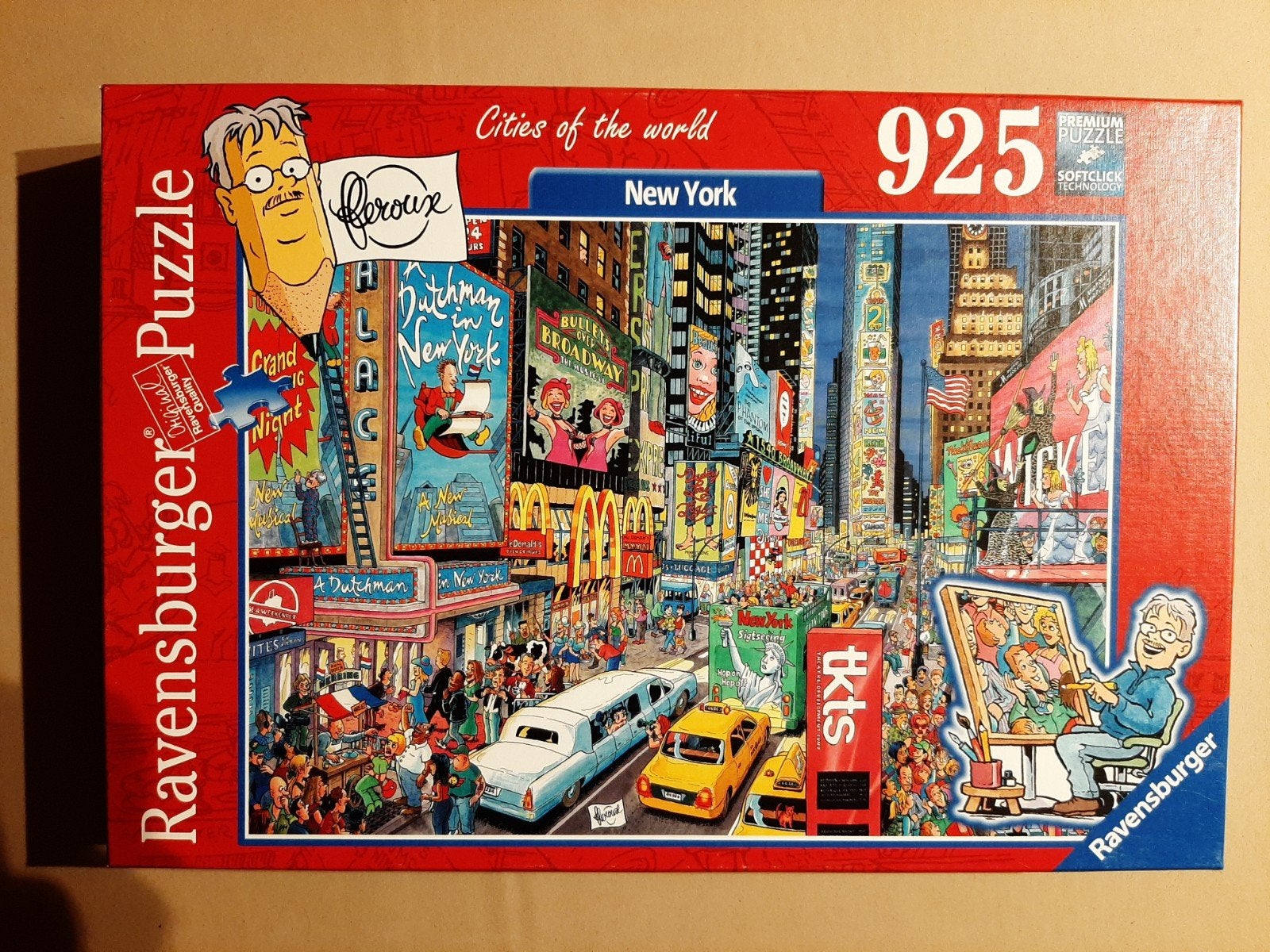 Cities of the World New York, Hobby en Vrije tijd, Ophalen of Verzenden, 500 t/m 1500 stukjes, Zo goed als nieuw, Legpuzzel
