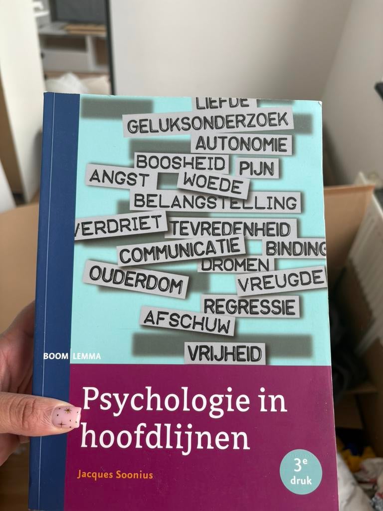 Psychologie in hoofdijnen, Ophalen of Verzenden, Zo goed als nieuw, Management