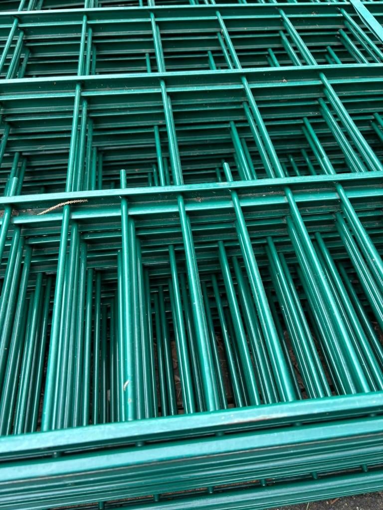 Dubbelstaafmatten pakket 25m 6-5-6 183x251 nieuw incl. palen, 7582CR, Hekwerk Centrale Twente, Nieuw, Tuinhek
