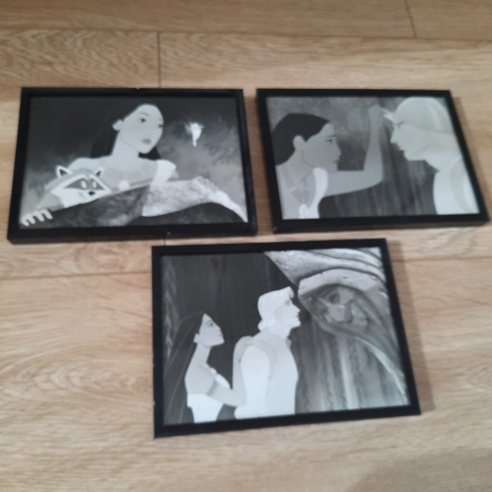 3x lijstje lijst fotolijstje fotolijst Disney Pocahontas, Ophalen of Verzenden, Gebruikt