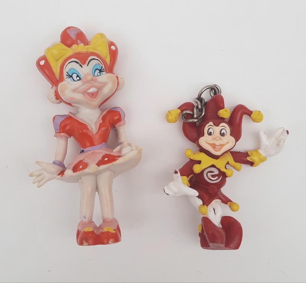Efteling Pardoes en Pardijntje pvc figuurtjes, Ophalen of Verzenden, Gebruikt, Beeldje of Poppetje