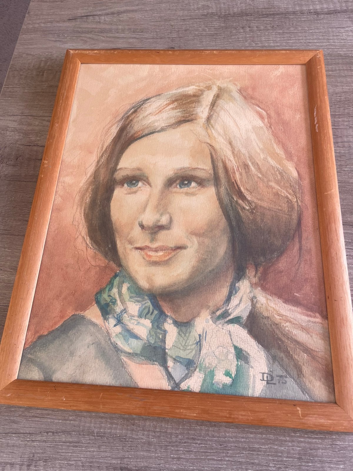 Schilderij potret, Ophalen of Verzenden