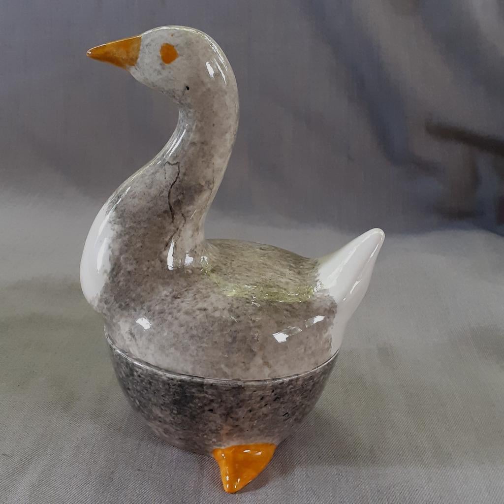Terrine schaal "Gans", Antiek en Kunst, Curiosa en Brocante, Ophalen of Verzenden