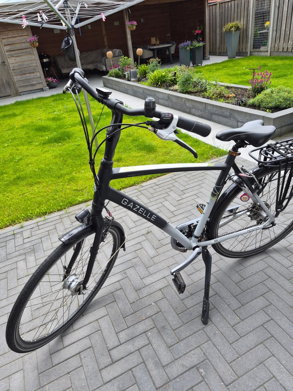 Gazelle Chamonix herenfiets, Ophalen, Gebruikt, Versnellingen, 57 tot 61 cm