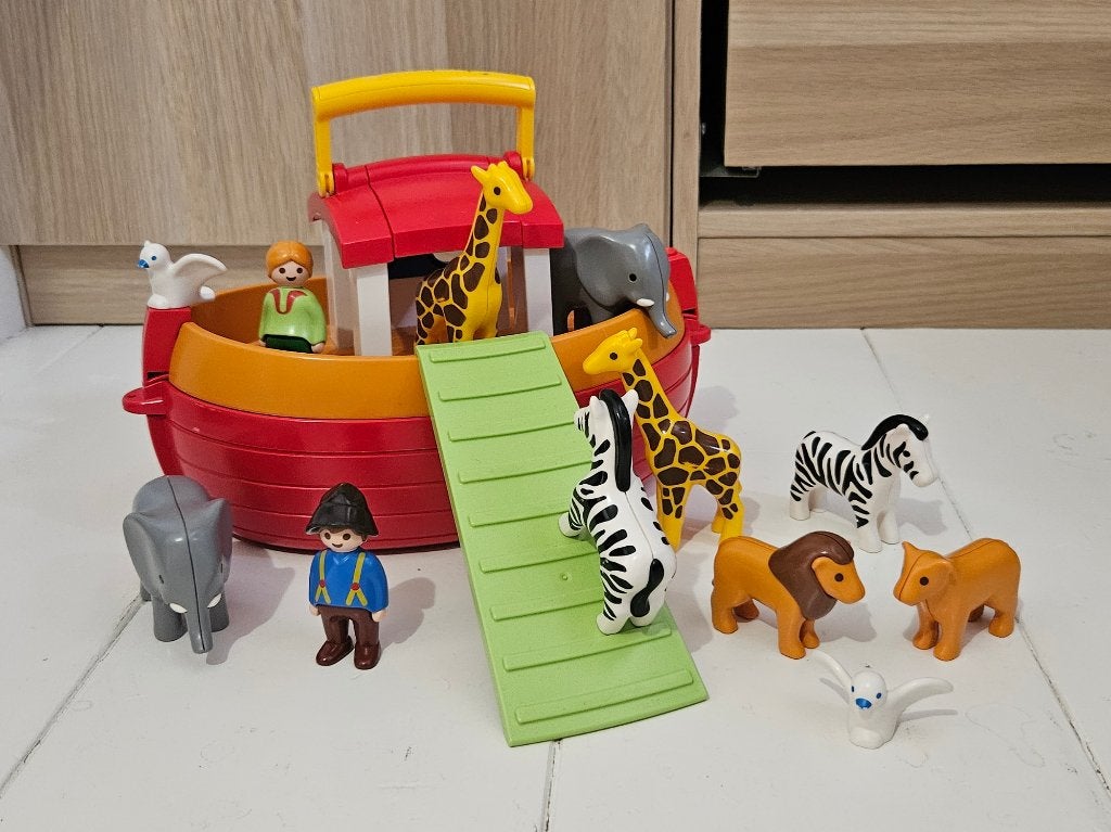 Playmobile 123 Ark van Noach, Ophalen, Gebruikt, Complete set, 1.2.3