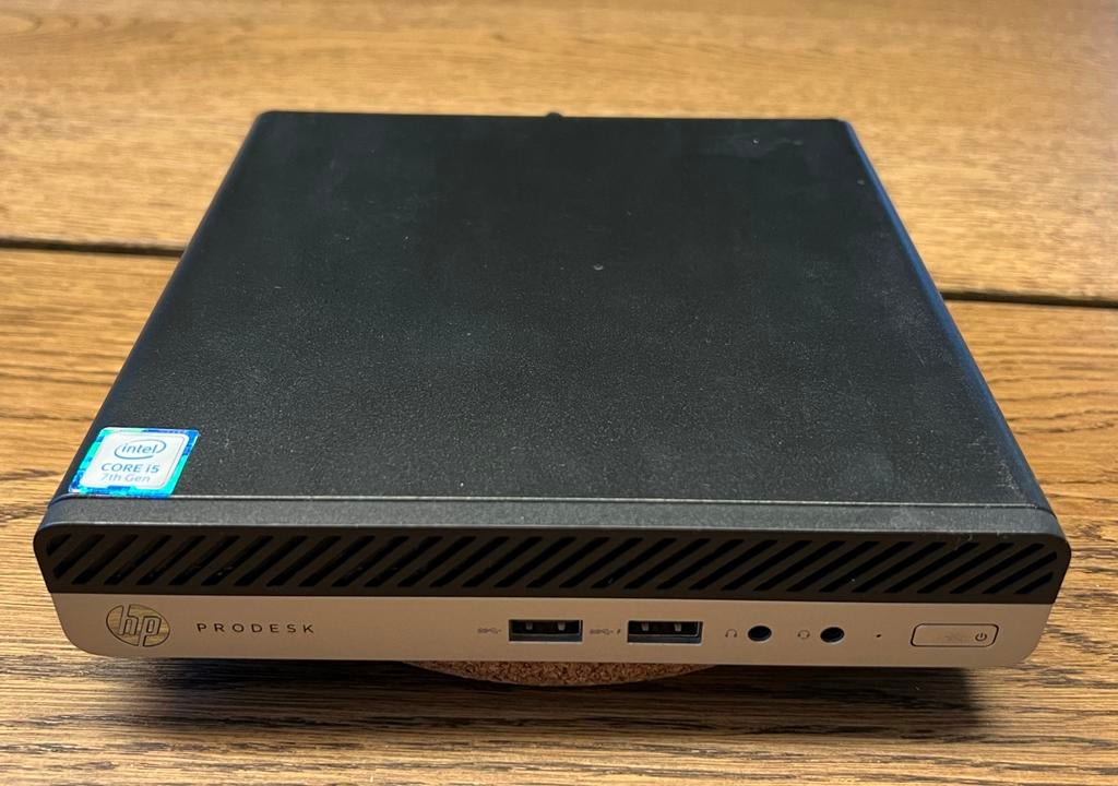 HP ProDesk 400 G3 DM - i5-7500T, 8GB RAM, Computers en Software, Desktop Pc's, Zo goed als nieuw, 2 tot 3 Ghz, SSD, 8 GB, Ophalen of Verzenden