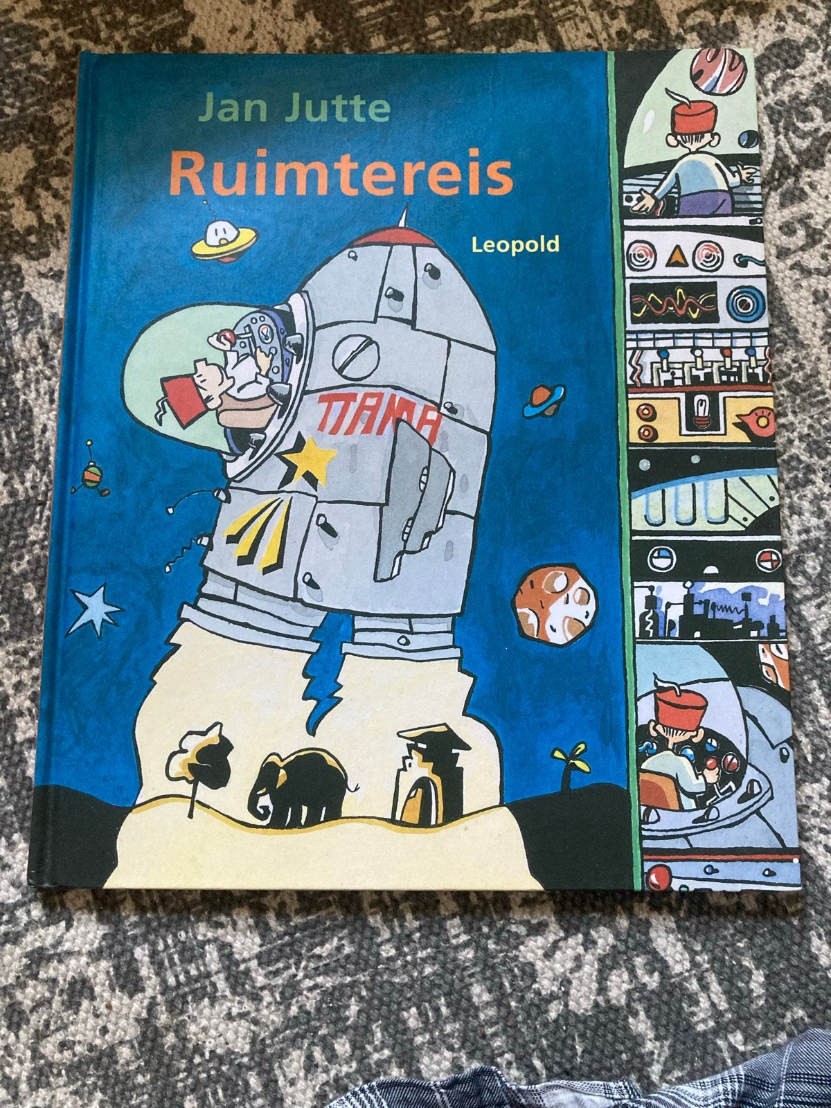 Jan Jutte - Ruimtereis, Ophalen of Verzenden, Zo goed als nieuw, Jan Jutte