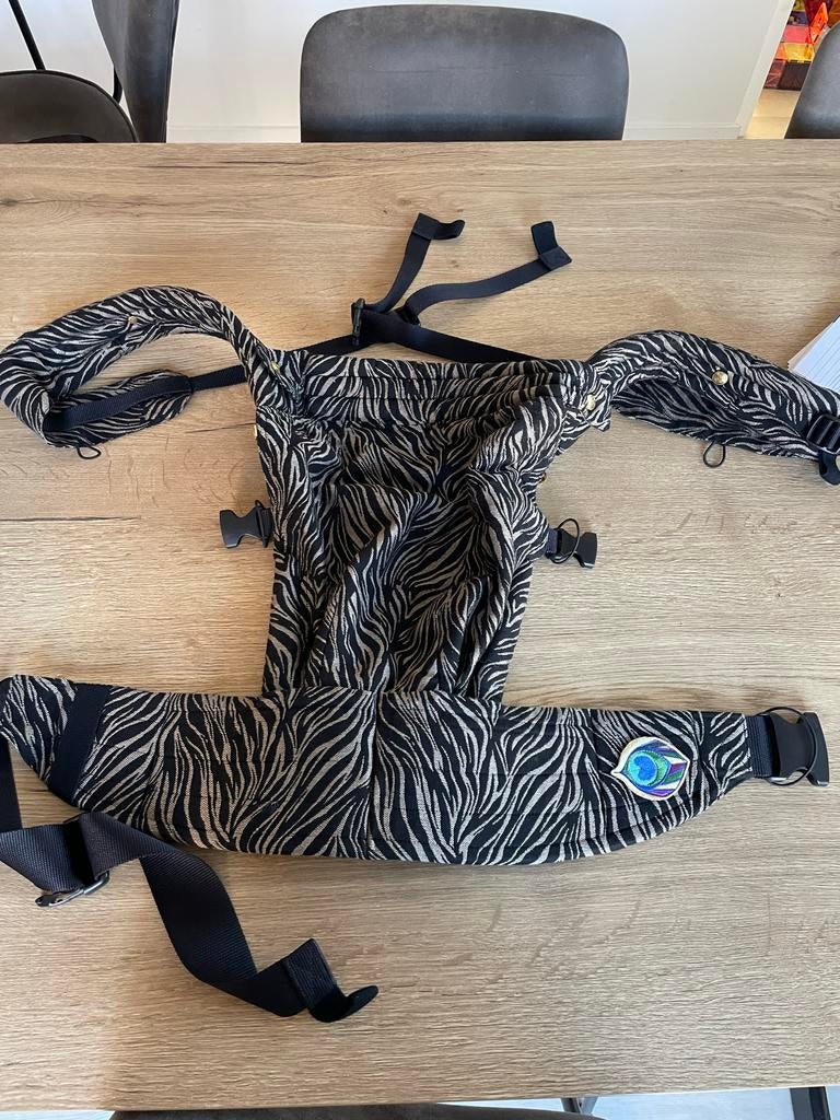 Artipoppe draagzak - Zo goed als nieuw! Zebra print, Ophalen, Zo goed als nieuw, Draagzak, Overige merken