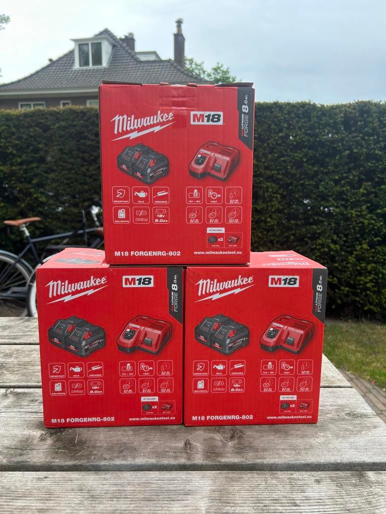 Milwaukee FORGENRG-802 set, Ophalen of Verzenden, Zo goed als nieuw