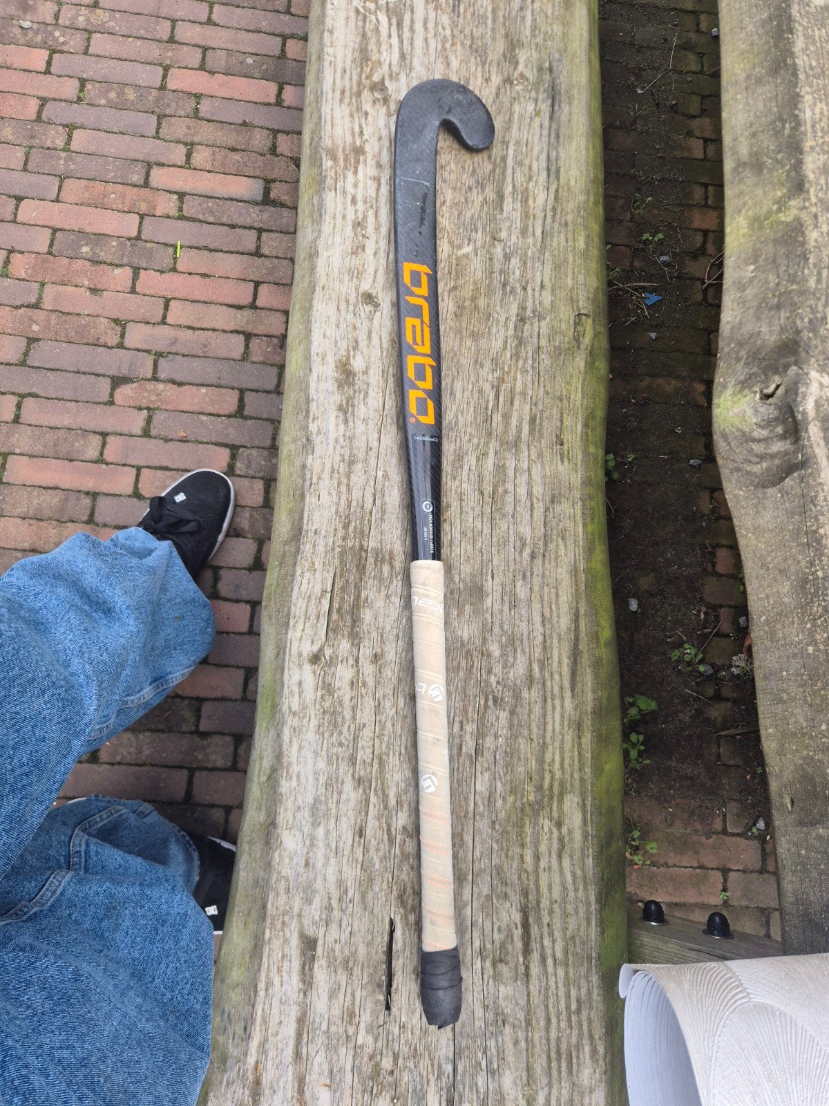 Brabo Traditional Carbon 70 LB Hockeystick, Ophalen, Gebruikt, Stick