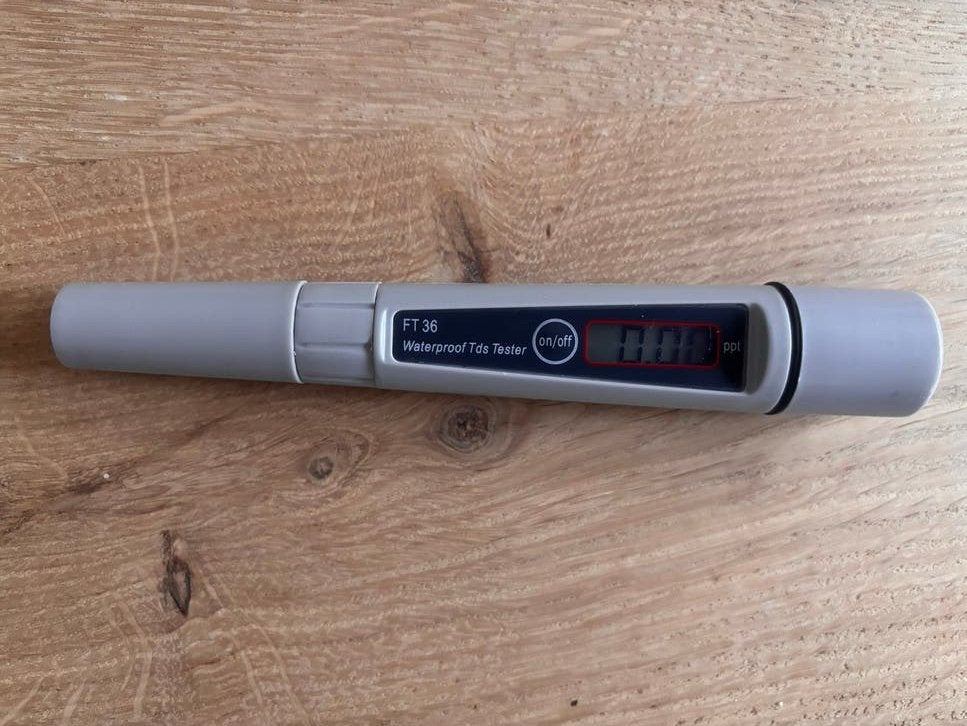 Zout meter voor bv zwembad of aquarium - Zo goed als nieuw, Tuin en Terras, Ophalen of Verzenden, Zo goed als nieuw