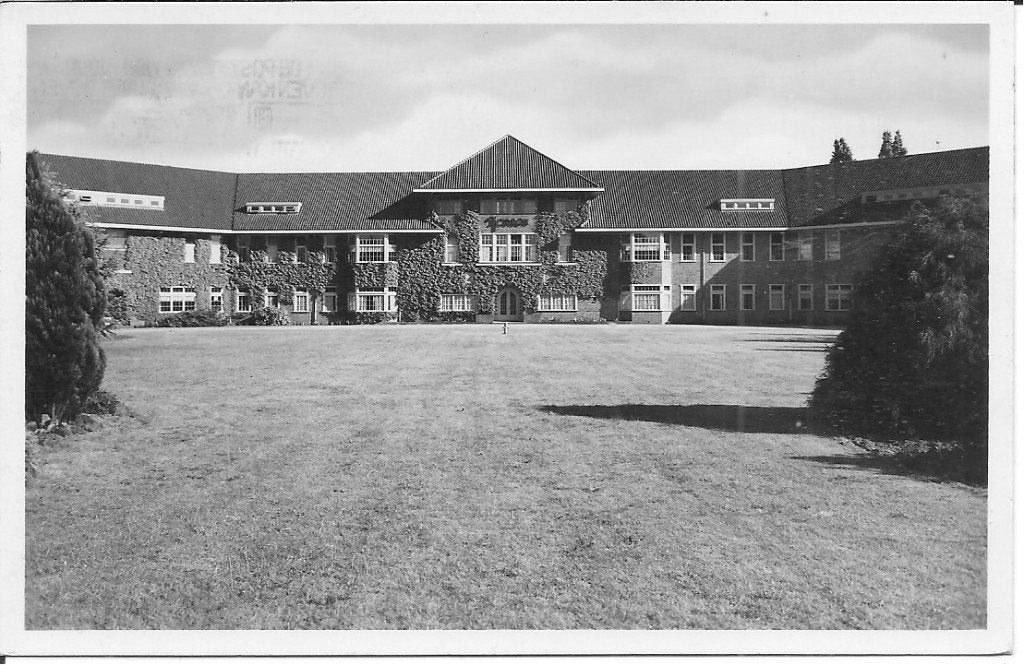 Ansichtkaart Sanatorium "Hebron", Amersfoort (Gelopen), Ophalen of Verzenden, 1940 tot 1960, Gelopen, Utrecht